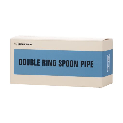 Human Grade Double Ring Spoon Pipe - Image 4