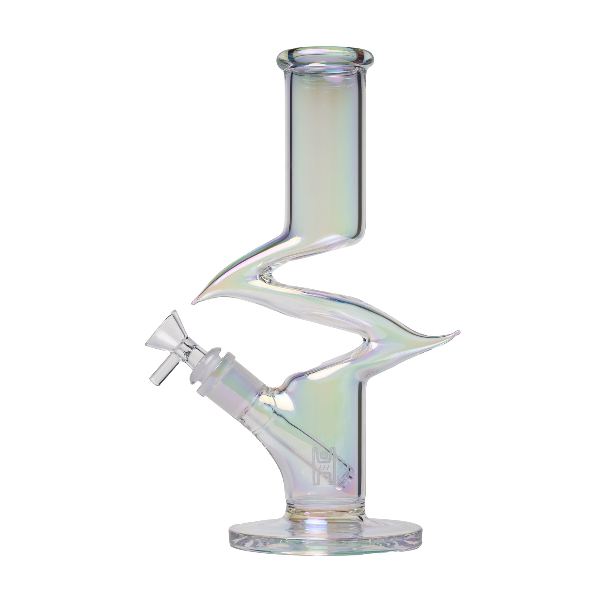 Human Grade Iridescent Zing Water Pipe 10.5"