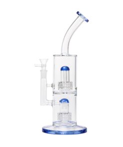 Human Grade Morpheus Glass Water Pipe Light Blue