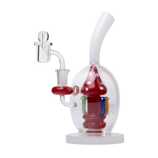 Human Grade Mushroom Globe Glass Rig - Image 3