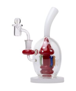 Human Grade Mushroom Globe Glass Rig - Image 3