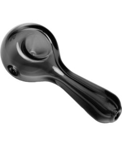 Human Grade Spoon Pipe Model A Inside Out Orange with Gold Fuming