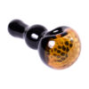 Human Grade Spoon Pipe Model C Black Yellow