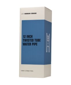 Human Grade Twisted Iridescent Tube Glass Water Pipe - Image 7