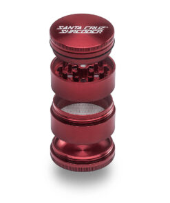 Santa Cruz Shredder Medium 4 Piece Grinder - Red